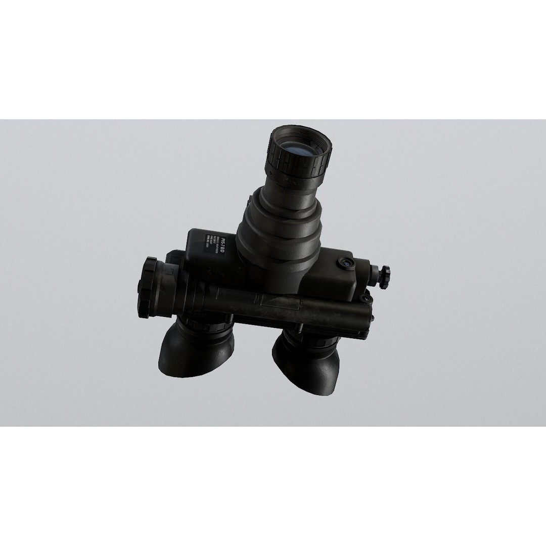 PSV-7 Night Vision Goggles 3D Model – Low Poly Game Asset, FBX - View 6