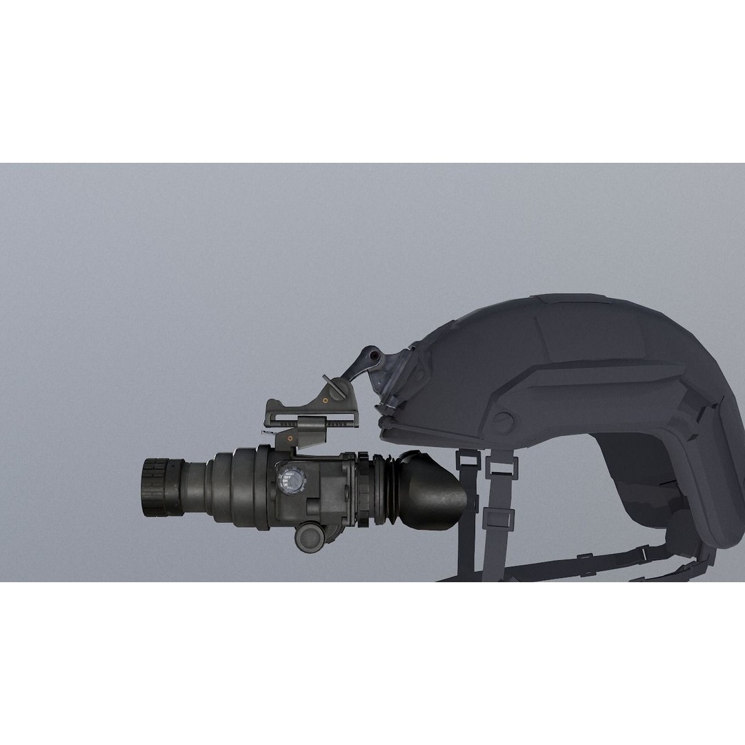 PSV-7 Night Vision Goggles 3D Model – Low Poly Game Asset, FBX - View 9