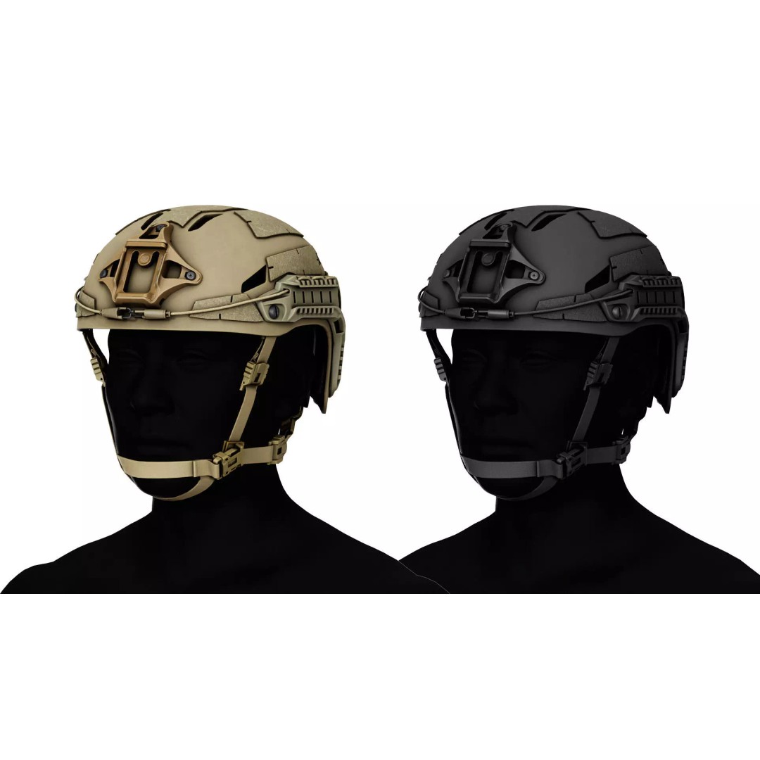 GALVION Bump Helmet 3D Model – Low Poly Game Ready Asset, FBX, OBJ - View 3