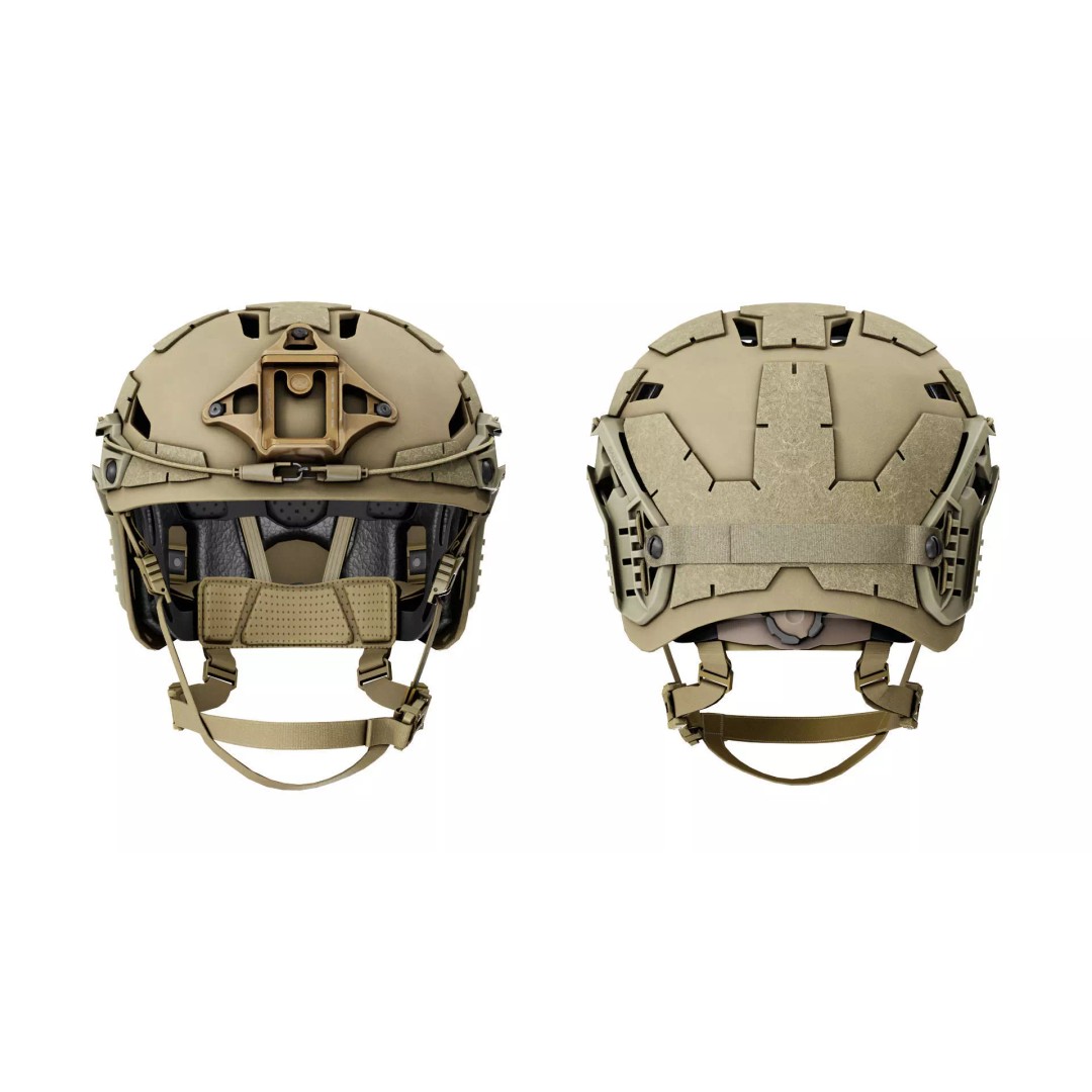 GALVION Bump Helmet 3D Model – Low Poly Game Ready Asset, FBX, OBJ - View 6