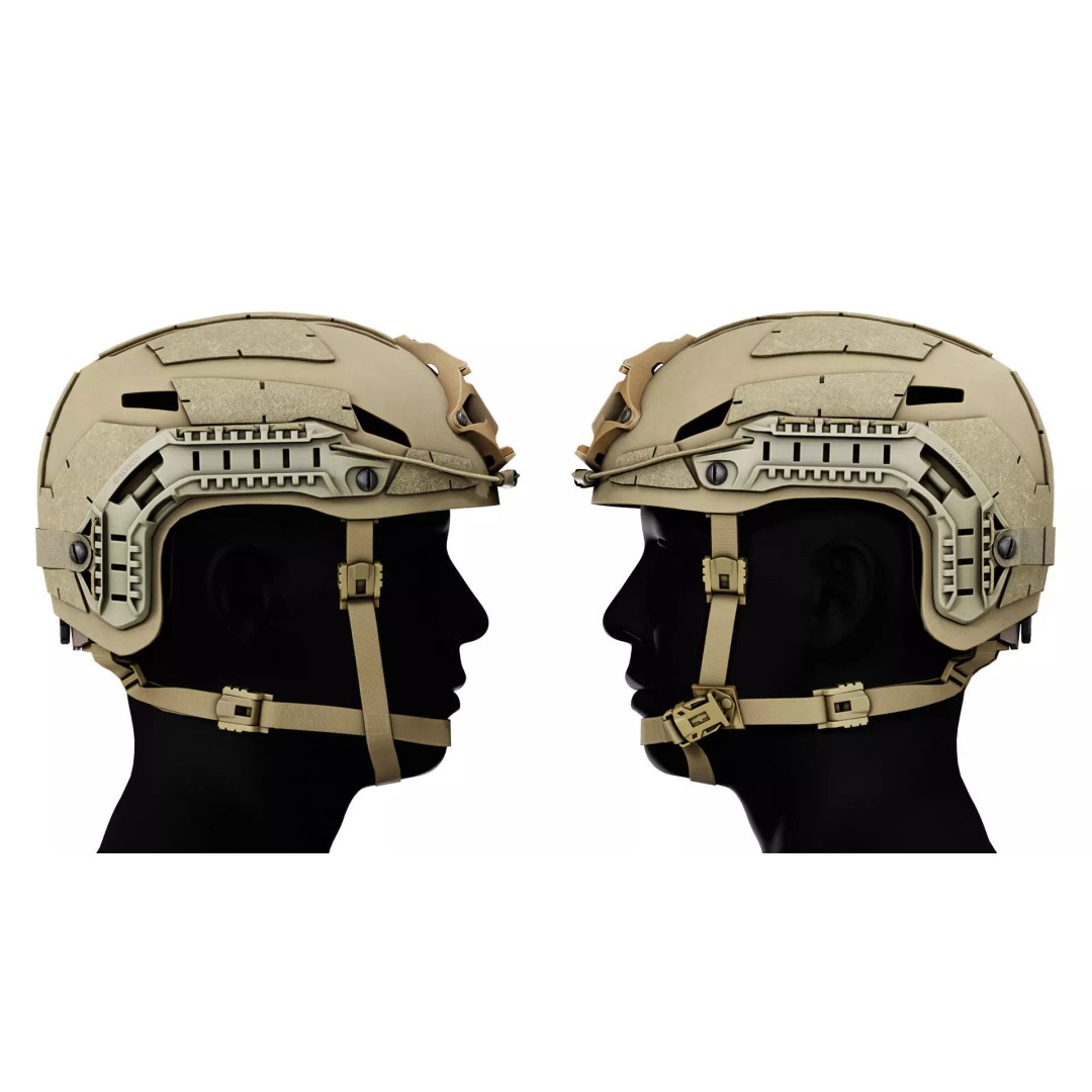 GALVION Bump Helmet 3D Model – Low Poly Game Ready Asset, FBX, OBJ - View 7