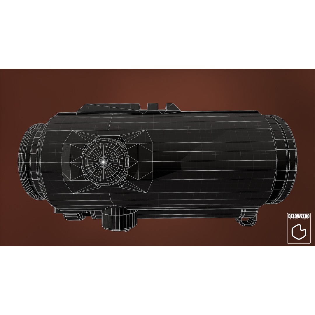 DK-9 Optic 3D Model – Low Poly Game Asset, PBR Textures, FBX - View 14