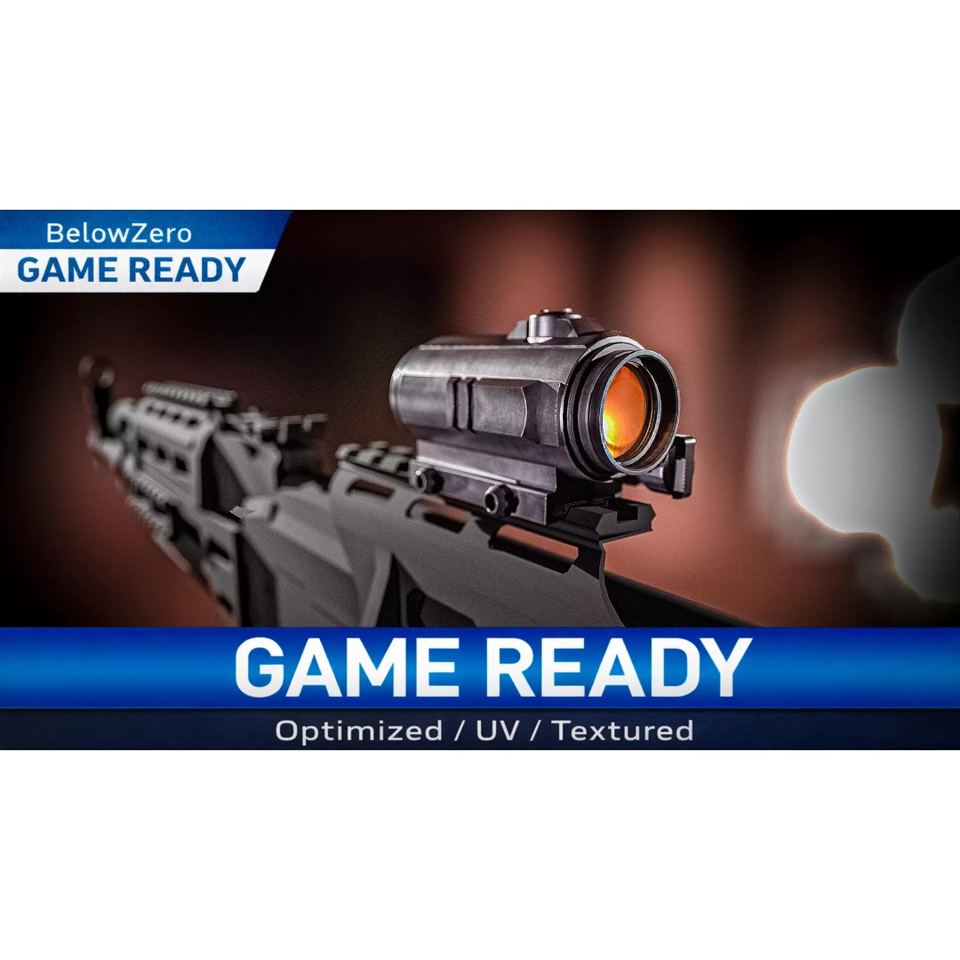 DK-9 Optic 3D Model – Low Poly Game Asset, PBR Textures, FBX - View 2
