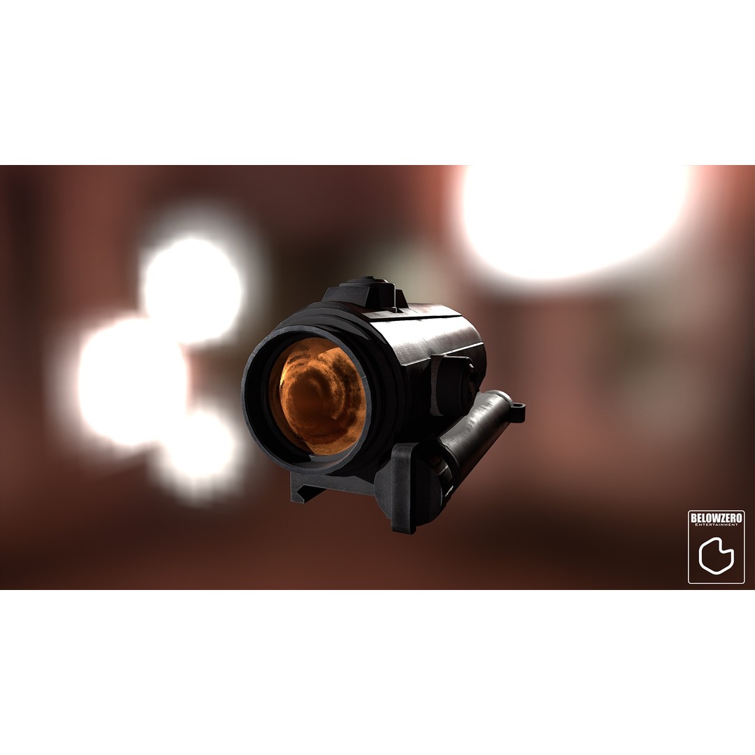 DK-9 Optic 3D Model – Low Poly Game Asset, PBR Textures, FBX - View 3