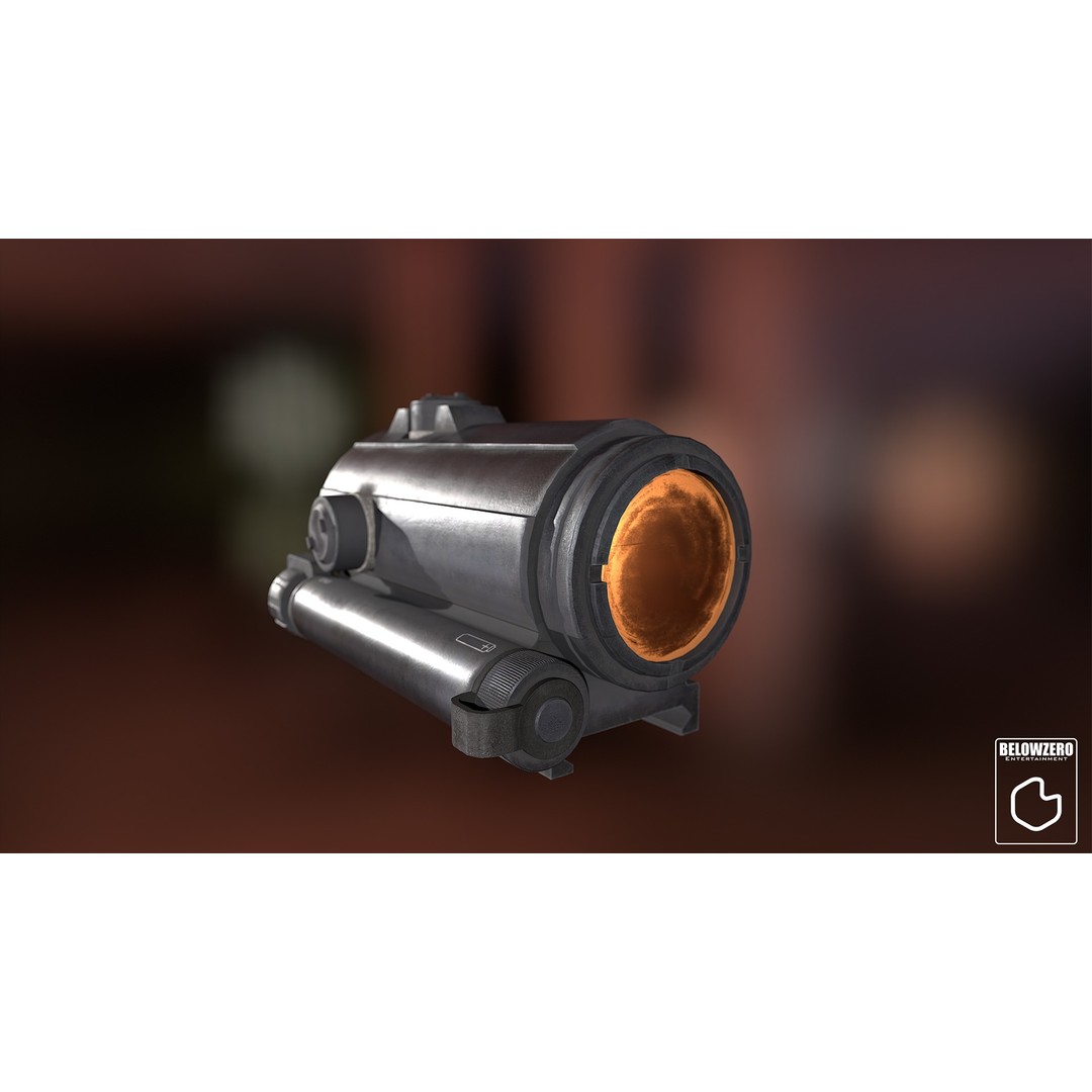 DK-9 Optic 3D Model – Low Poly Game Asset, PBR Textures, FBX - View 4
