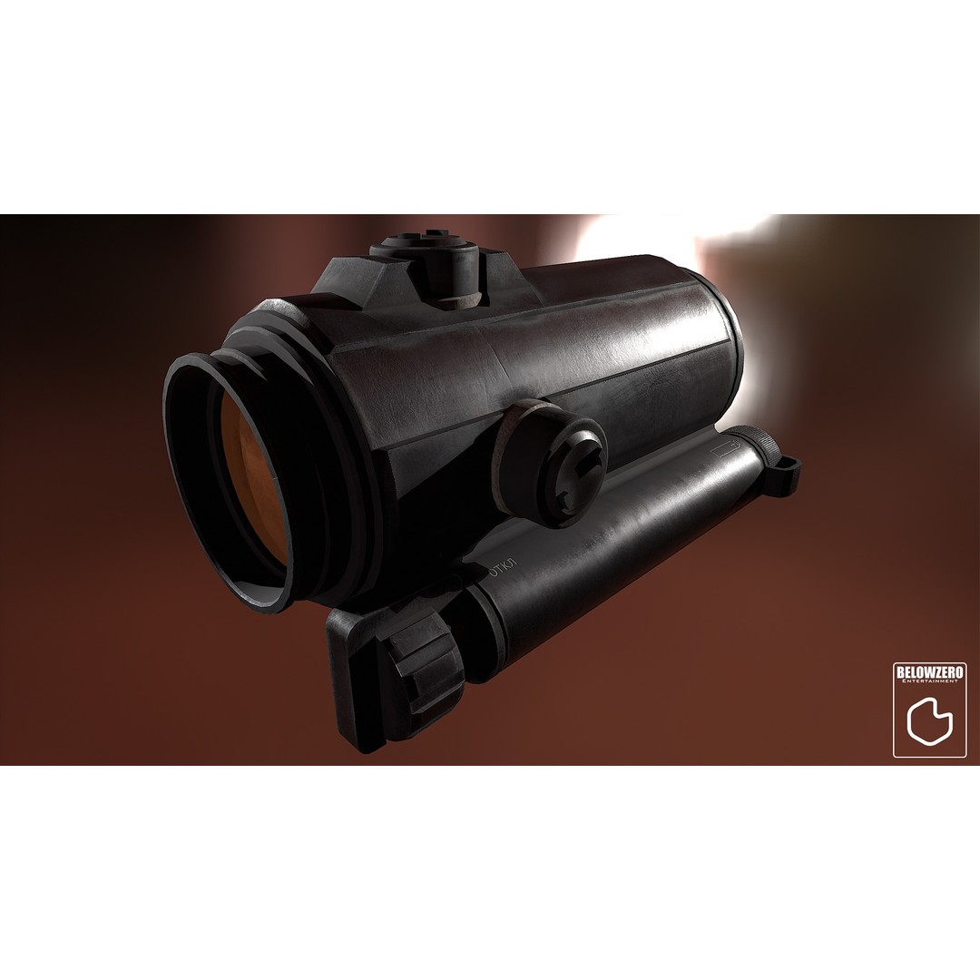 DK-9 Optic 3D Model – Low Poly Game Asset, PBR Textures, FBX - View 5