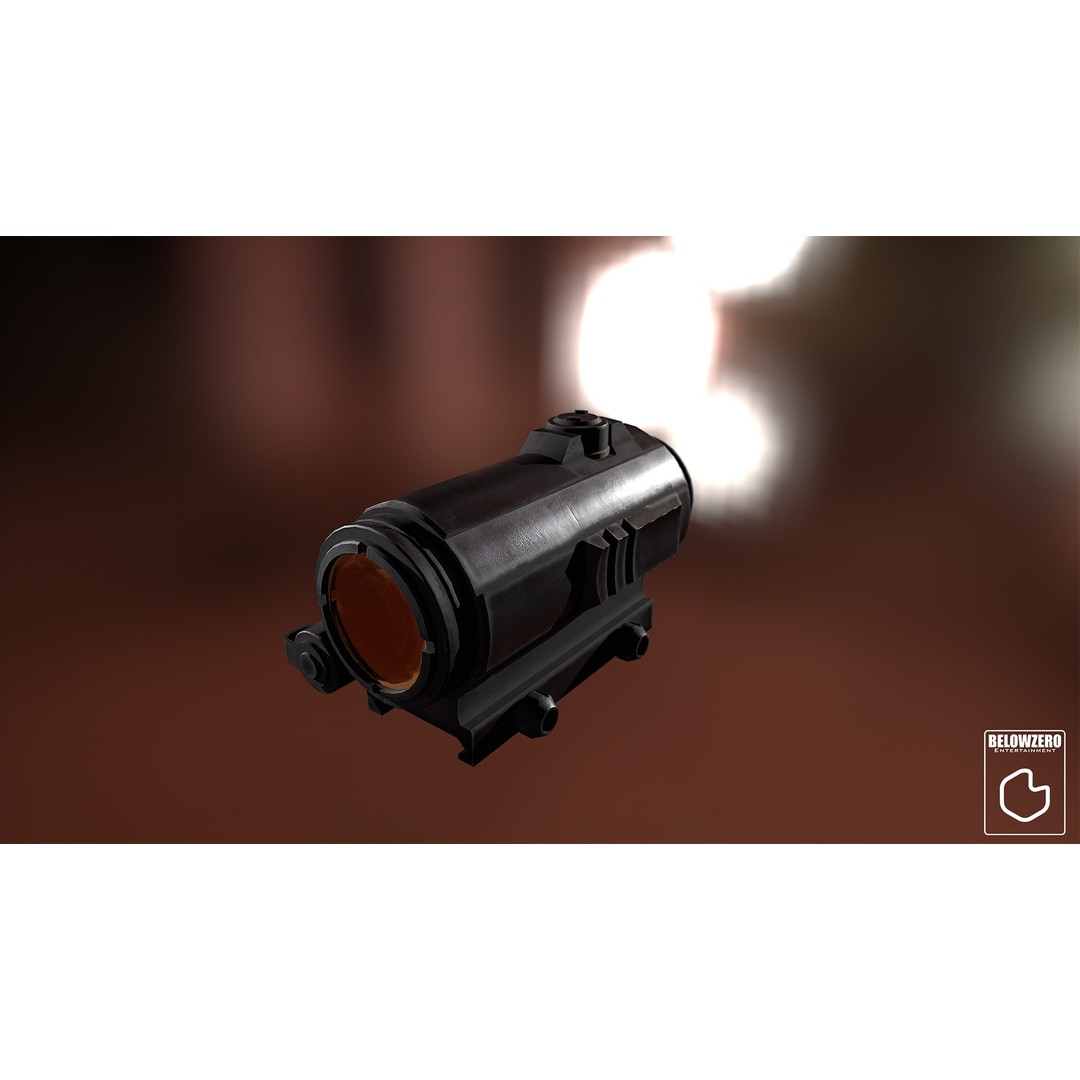 DK-9 Optic 3D Model – Low Poly Game Asset, PBR Textures, FBX - View 6