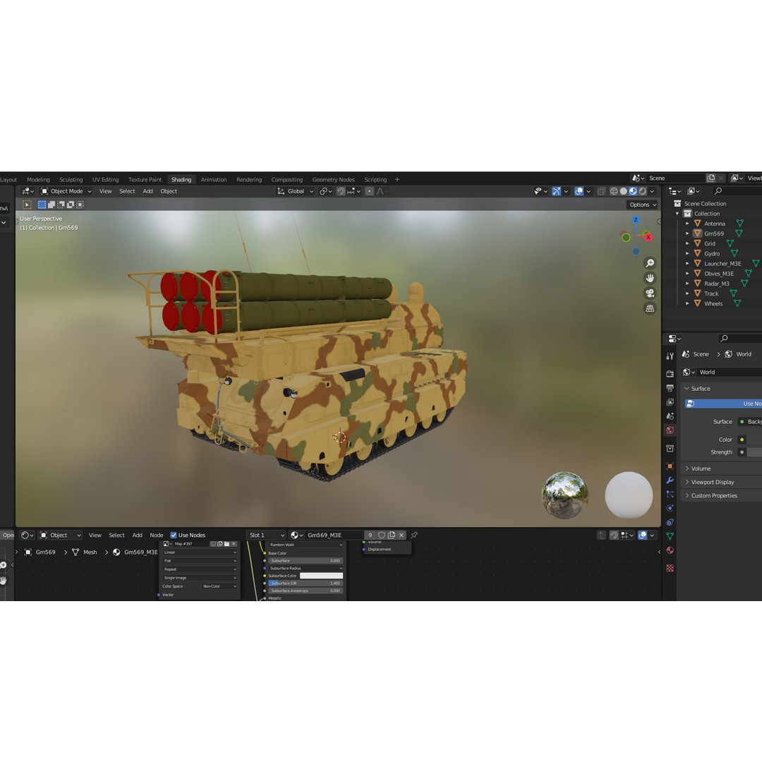 Buk M3E 3D Model – Medium-Range Missile System, FBX, PBR Textures - View 14