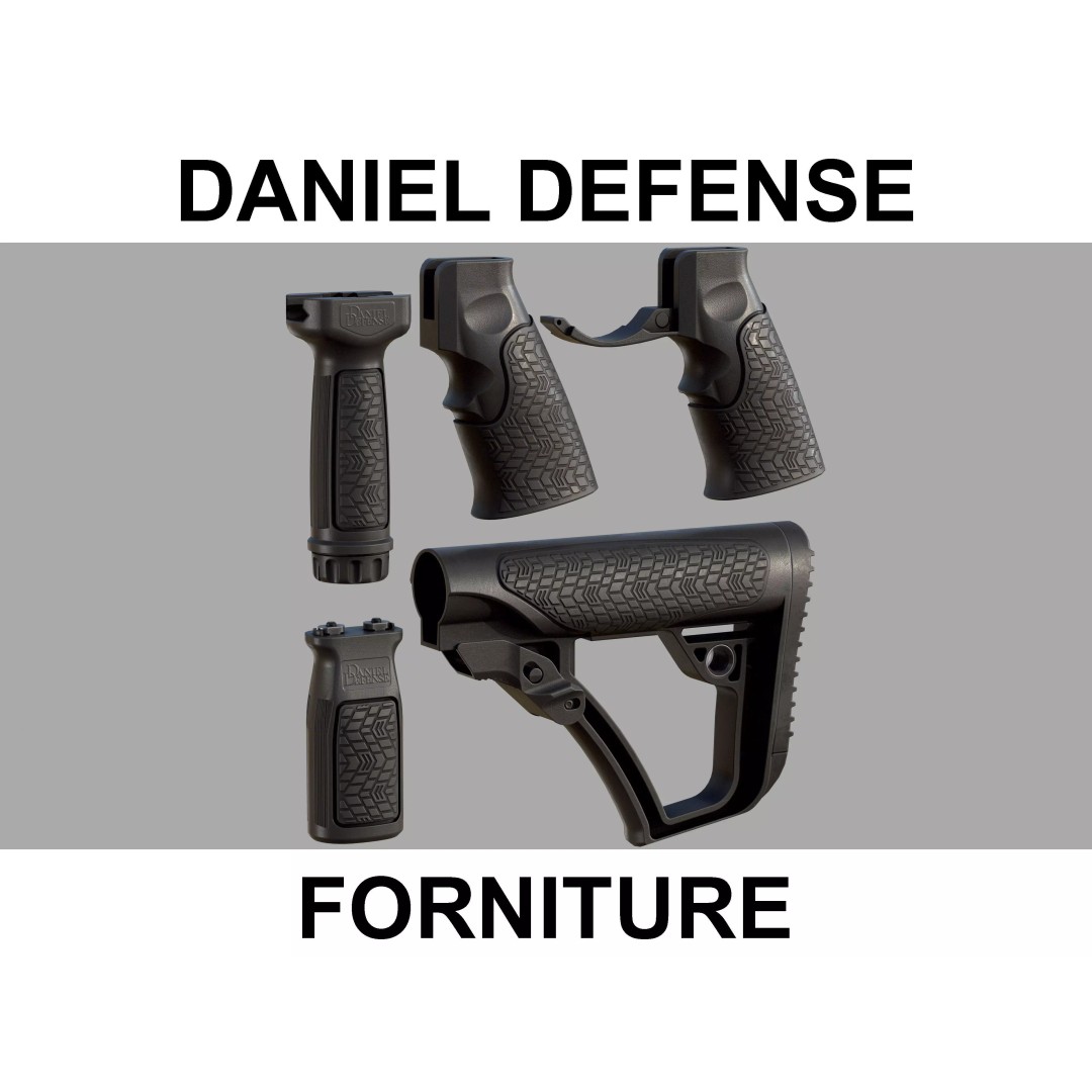 Daniel Defense Furniture 3D Model – Low Poly Game Ready Asset, FBX - View 2