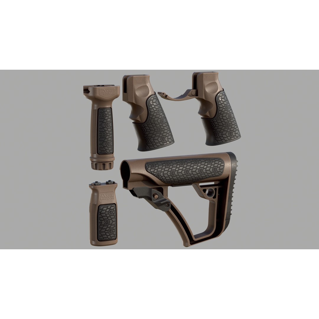 Daniel Defense Furniture 3D Model – Low Poly Game Ready Asset, FBX - View 4