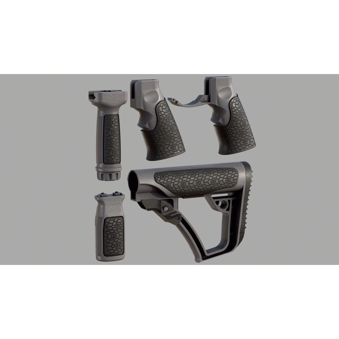 Daniel Defense Furniture 3D Model – Low Poly Game Ready Asset, FBX - View 5