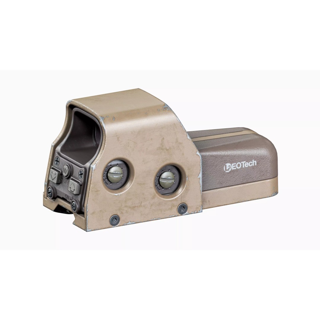 EOTech 553 Sight 3D Model – Low Poly Game-Ready Asset, FBX, OBJ - View 10