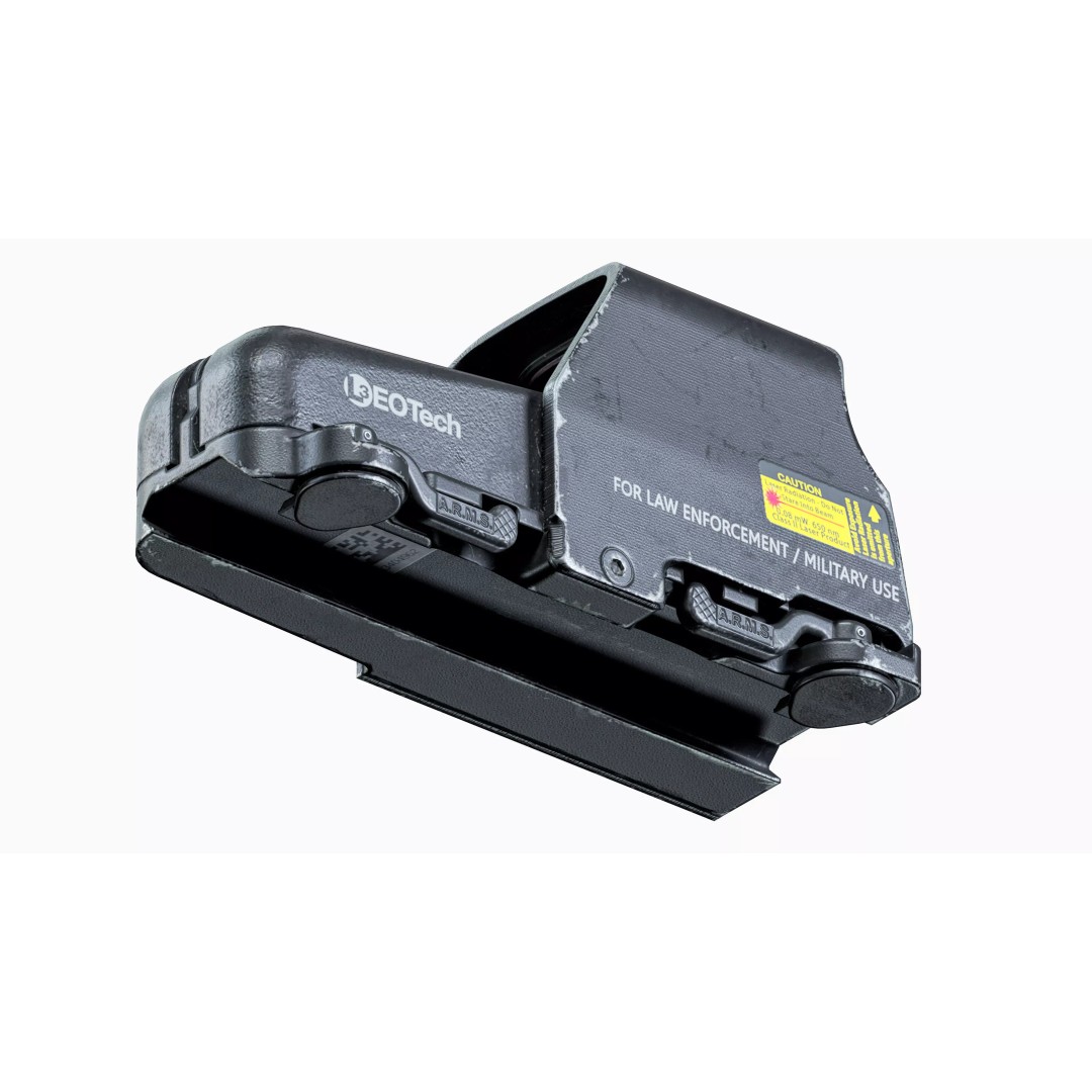 EOTech 553 Sight 3D Model – Low Poly Game-Ready Asset, FBX, OBJ - View 13