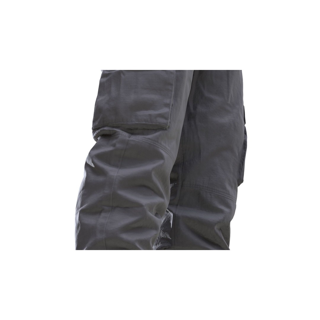 Pants 138 3D Model – Rigged Low-Poly Clothing for Metahumans - View 8