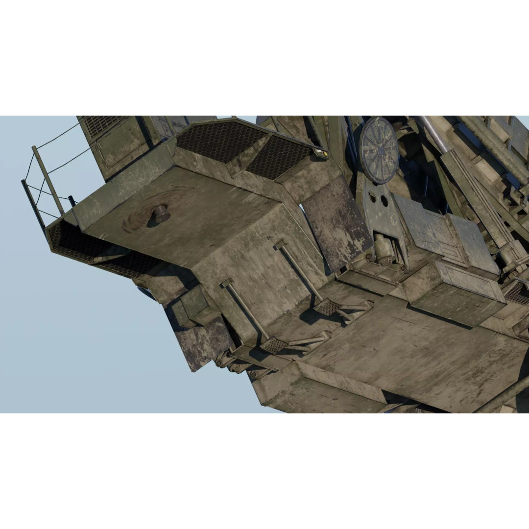 MIM-104 Patriot 3D Model – Rigged Low-Poly Game Asset, FBX, OBJ - View 11