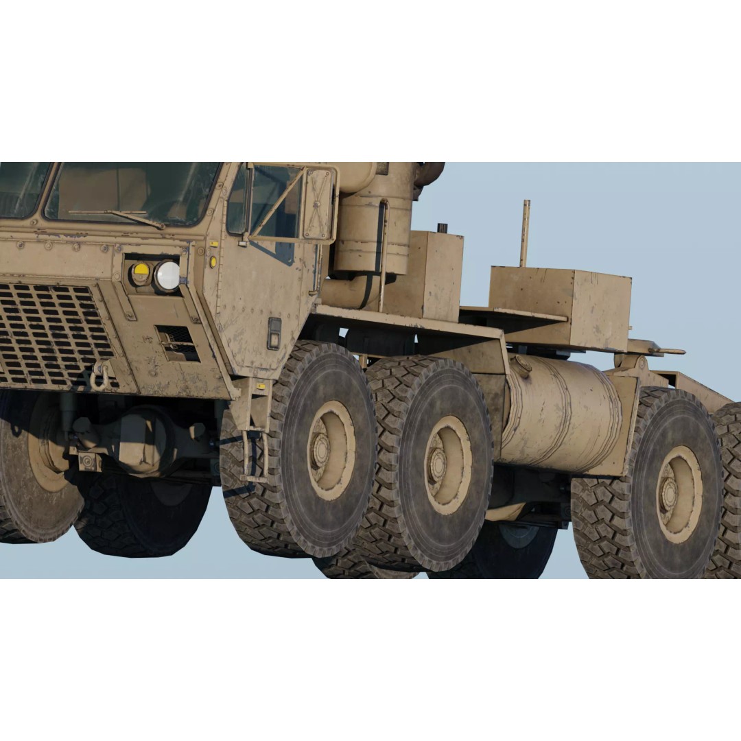 MIM-104 Patriot 3D Model – Rigged Low-Poly Game Asset, FBX, OBJ - View 17