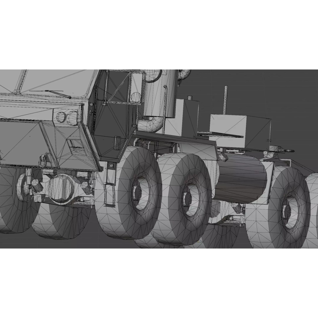 MIM-104 Patriot 3D Model – Rigged Low-Poly Game Asset, FBX, OBJ - View 18