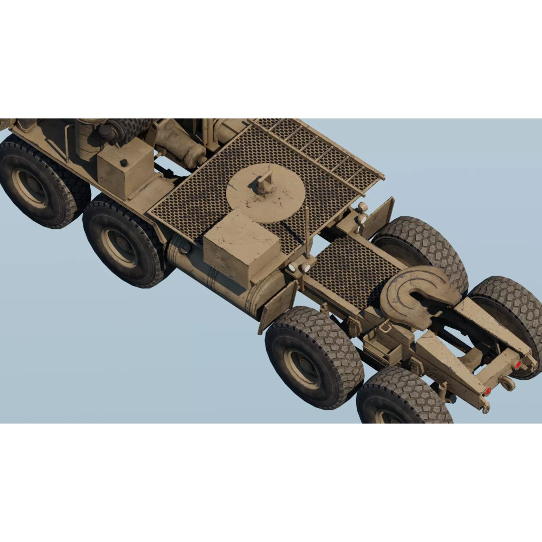 MIM-104 Patriot 3D Model – Rigged Low-Poly Game Asset, FBX, OBJ - View 19