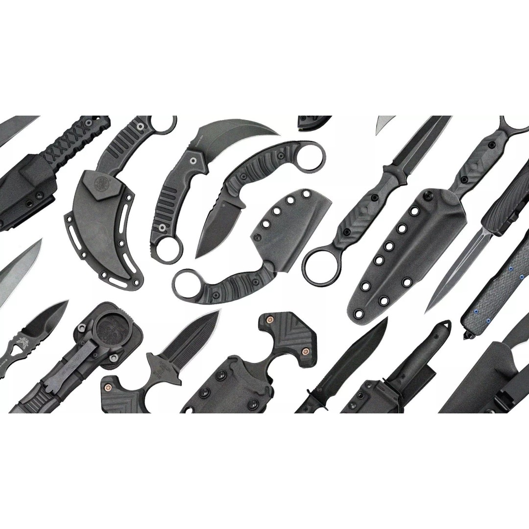 Tactical Knife Collection 3D Model – Low Poly Game-Ready FBX & OBJ - View 2