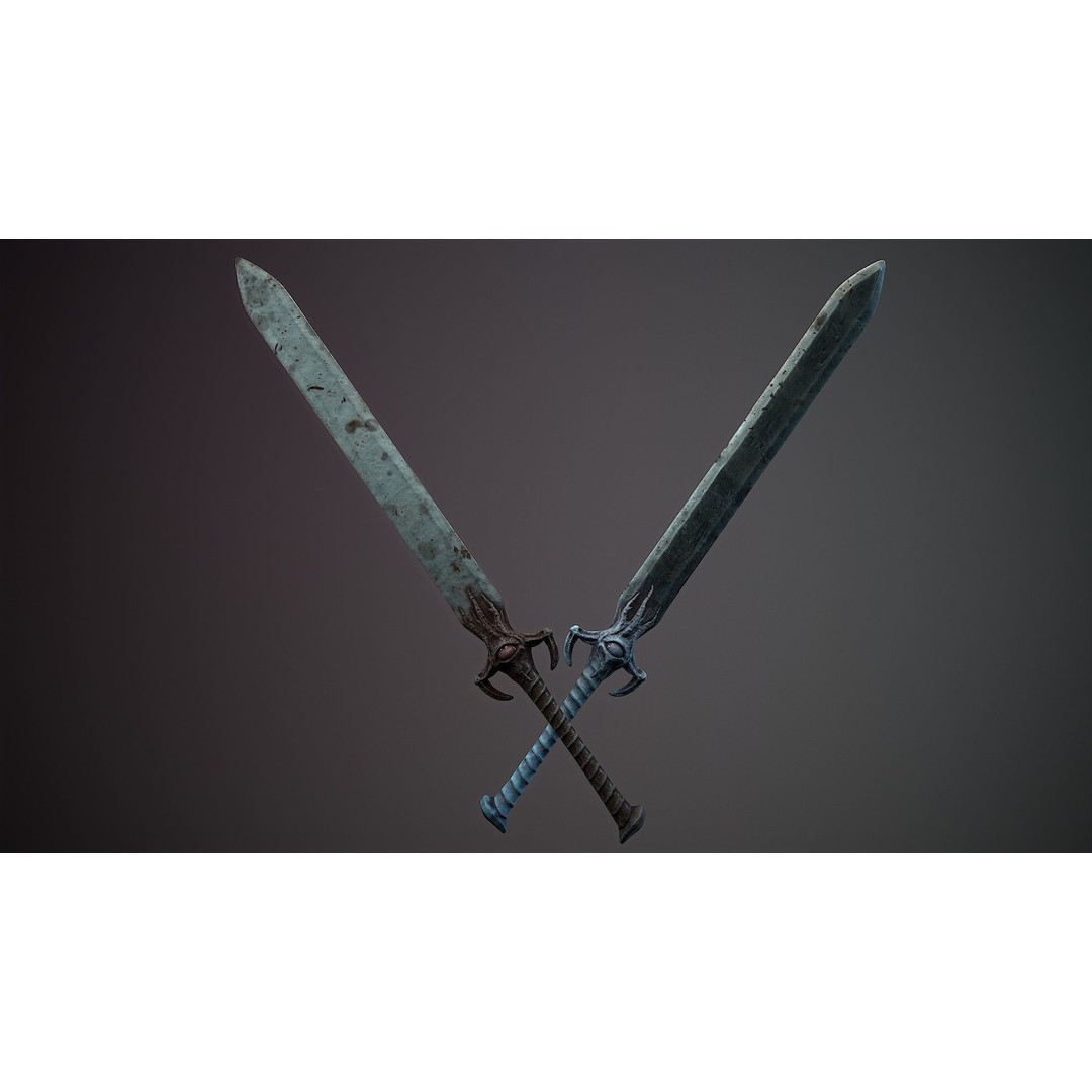 Organic Weapons 3D Model – Low Poly Game-Ready PBR Asset, FBX - View 22