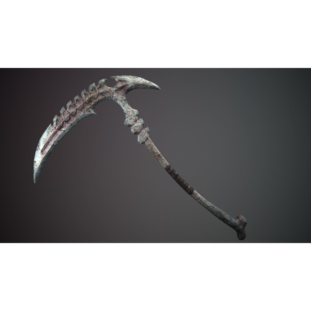Organic Weapons 3D Model – Low Poly Game-Ready PBR Asset, FBX - View 6