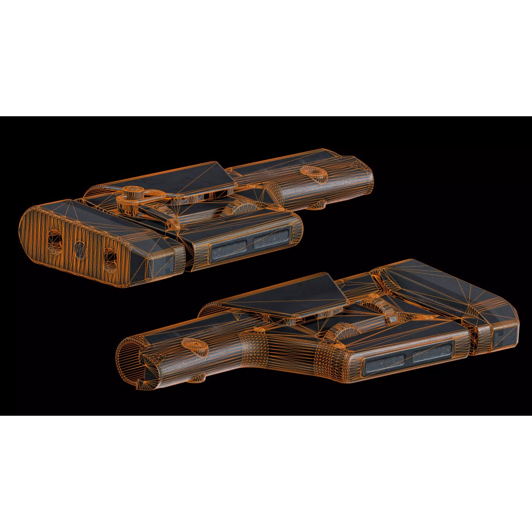 Magpul PRS Stock 3D Model – Low Poly Game-Ready Asset, FBX/OBJ