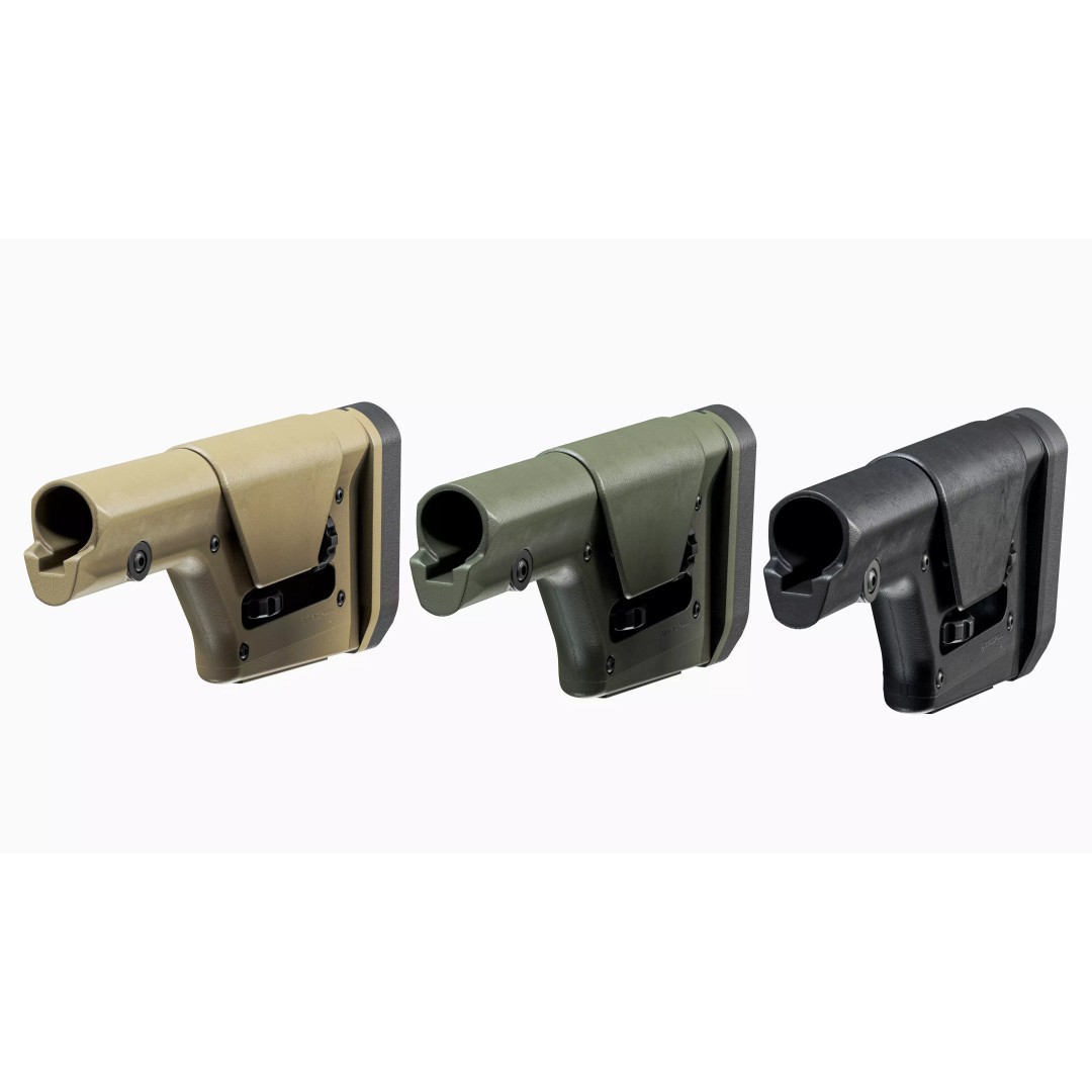Magpul PRS Stock 3D Model – Low Poly Game-Ready Asset, FBX/OBJ - View 15
