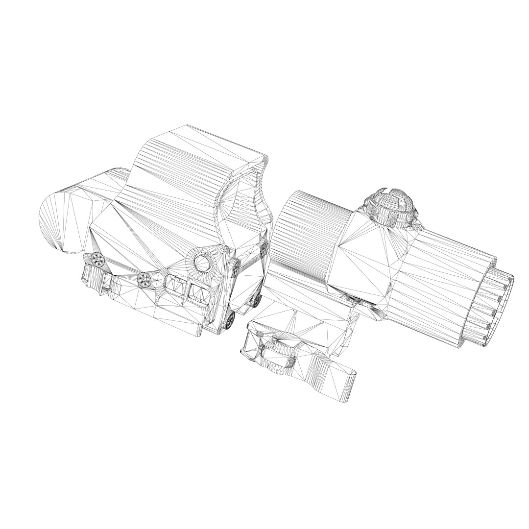 Optical Sight Pack 3D Model – Low Poly Game-Ready FPS Sights, FBX & OBJ