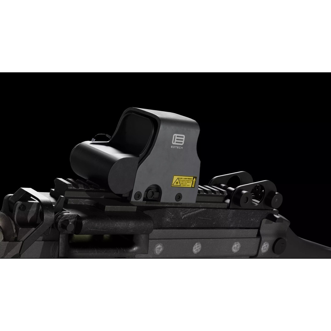 Optical Sight Pack 3D Model – Low Poly Game-Ready FPS Sights, FBX & OBJ - View 12