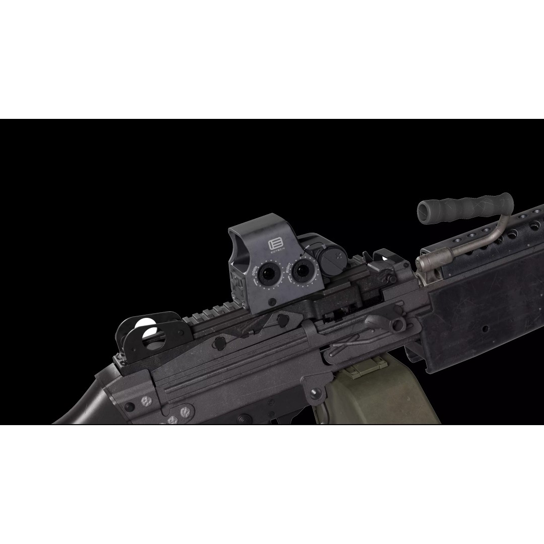 Optical Sight Pack 3D Model – Low Poly Game-Ready FPS Sights, FBX & OBJ - View 13