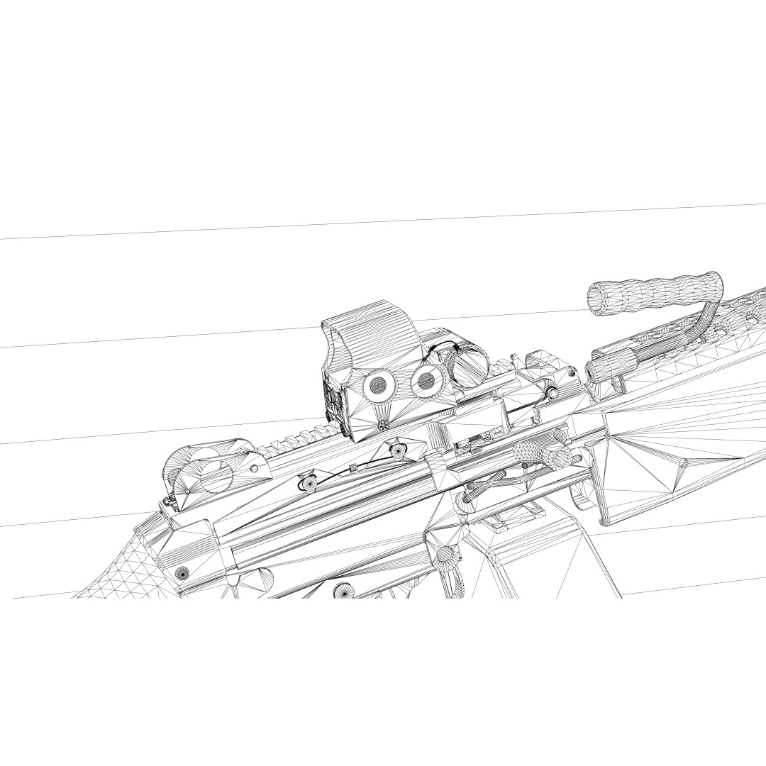 Optical Sight Pack 3D Model – Low Poly Game-Ready FPS Sights, FBX & OBJ - View 17