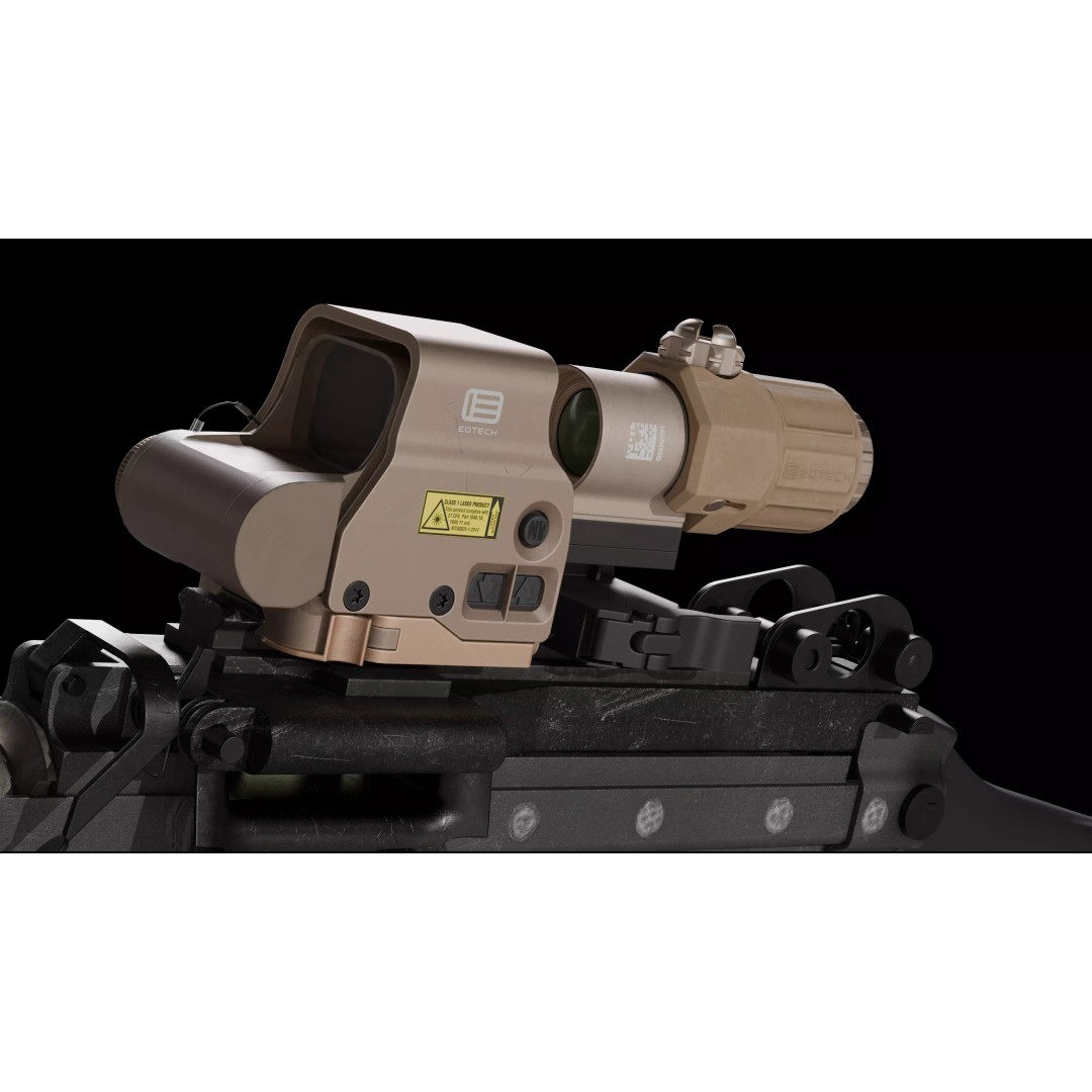 Optical Sight Pack 3D Model – Low Poly Game-Ready FPS Sights, FBX & OBJ - View 5