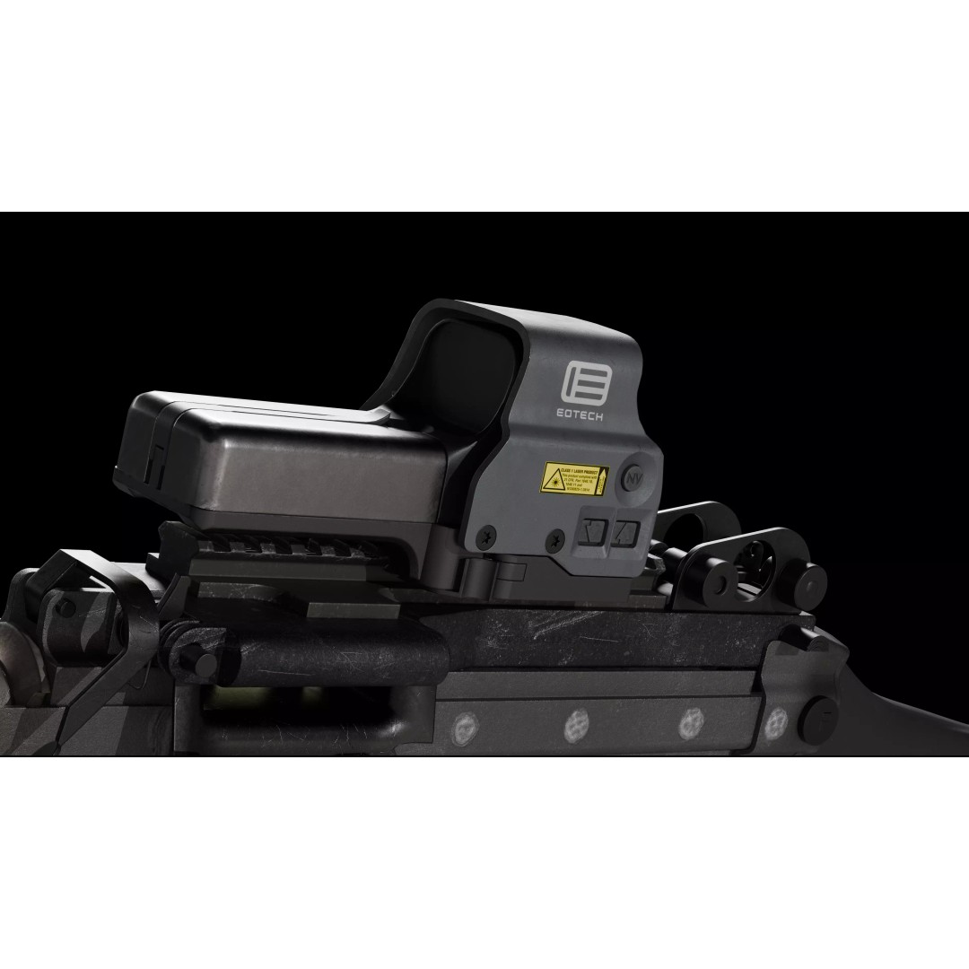 Optical Sight Pack 3D Model – Low Poly Game-Ready FPS Sights, FBX & OBJ - View 9