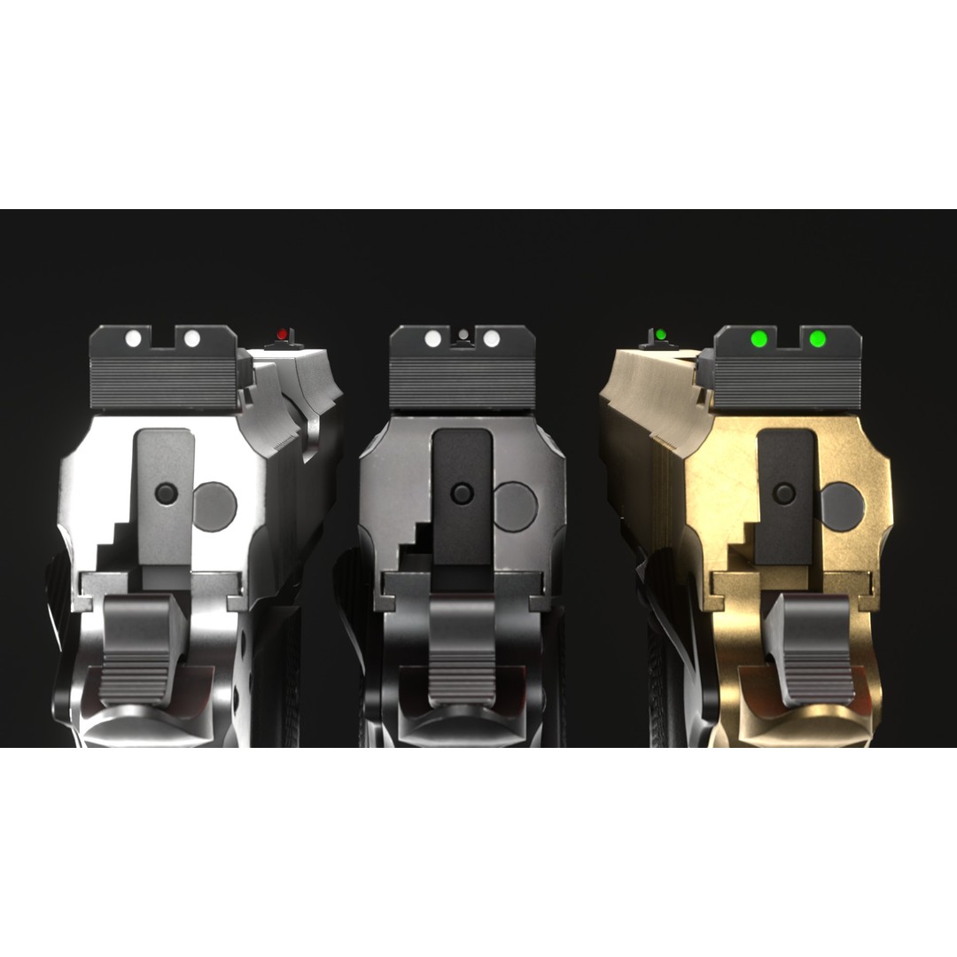 LAR Grizzly Mark V 3D Model – Low Poly Game Asset, FBX, OBJ - View 11