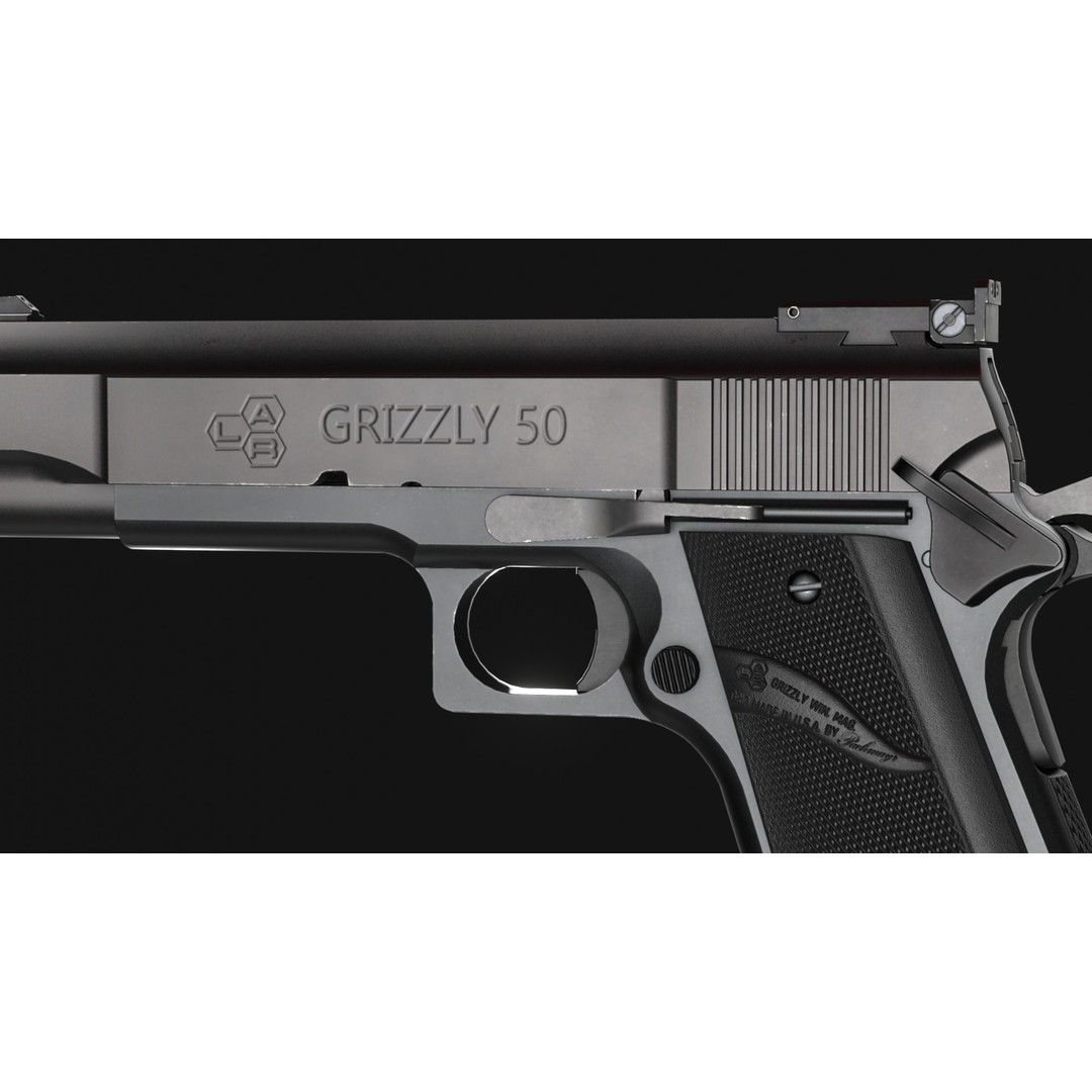 LAR Grizzly Mark V 3D Model – Low Poly Game Asset, FBX, OBJ - View 9