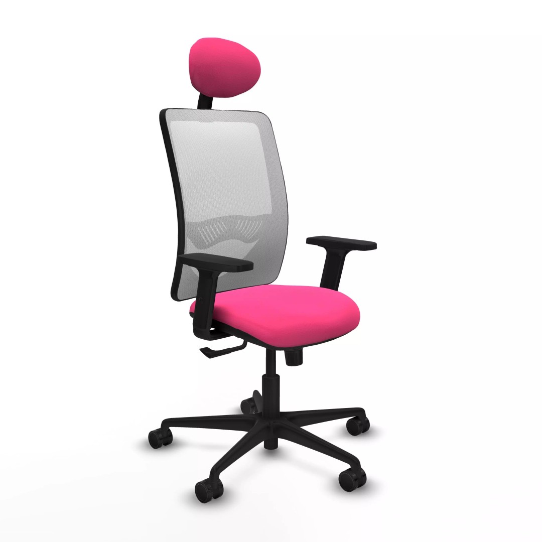 Modern Office Chair 3D Model – Low Poly Ergonomic Game Asset, FBX & OBJ - View 2