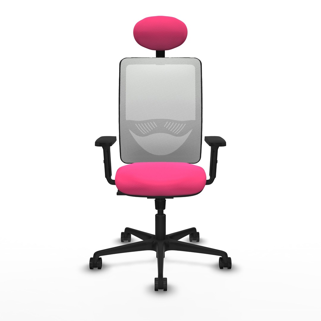 Modern Office Chair 3D Model – Low Poly Ergonomic Game Asset, FBX & OBJ - View 3