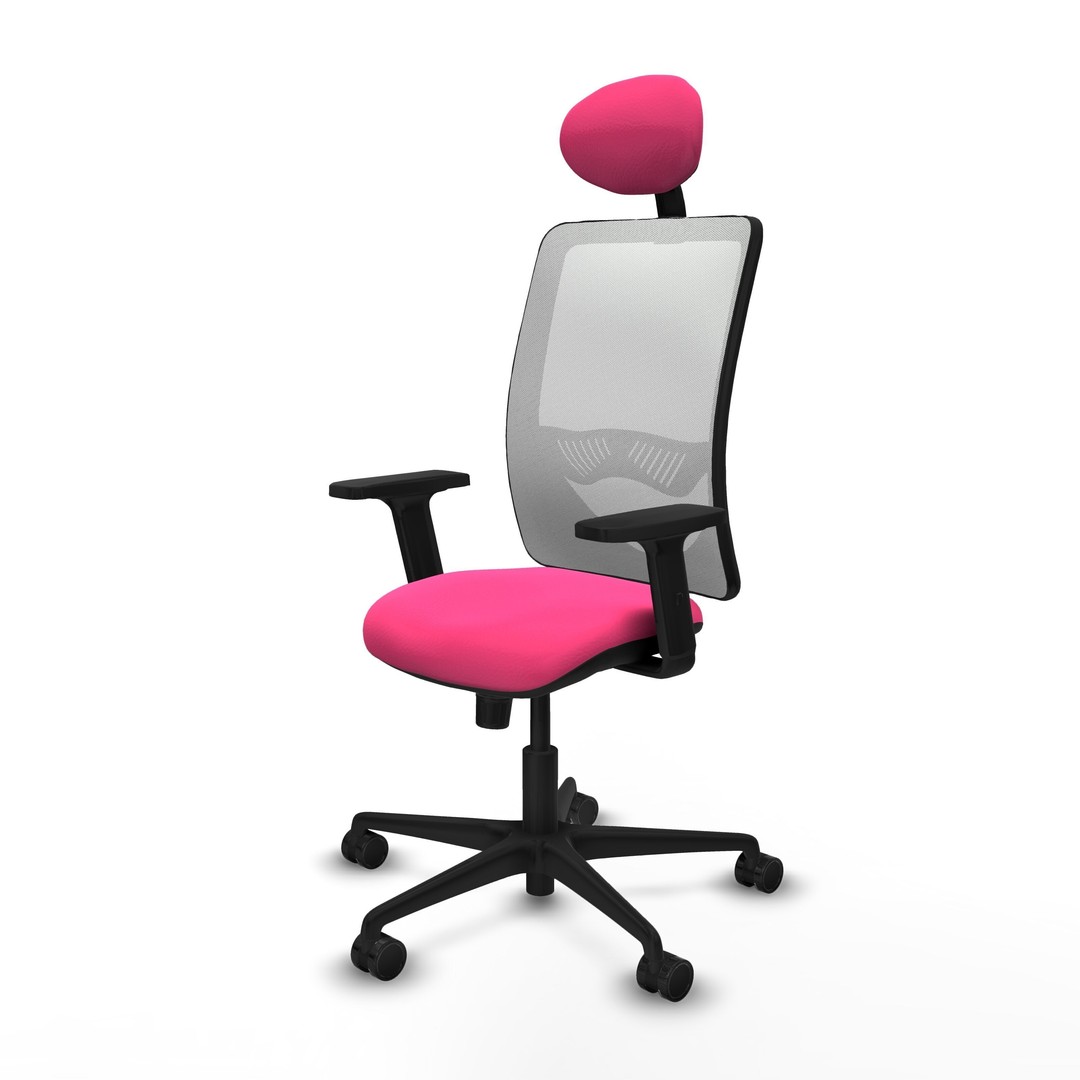Modern Office Chair 3D Model – Low Poly Ergonomic Game Asset, FBX & OBJ - View 4