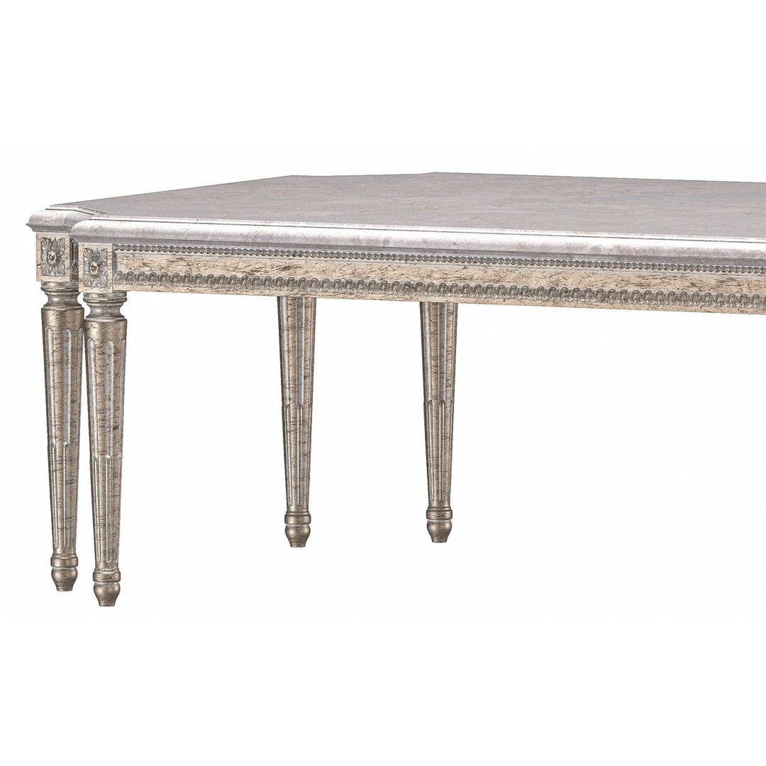 Chairish Coffee Table 3D Model – Classical Rococo Design, FBX - View 8