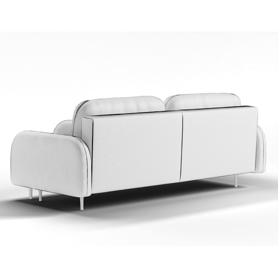 Cloud Sofa 3D Model – High Poly Furniture Asset for Interior Design
