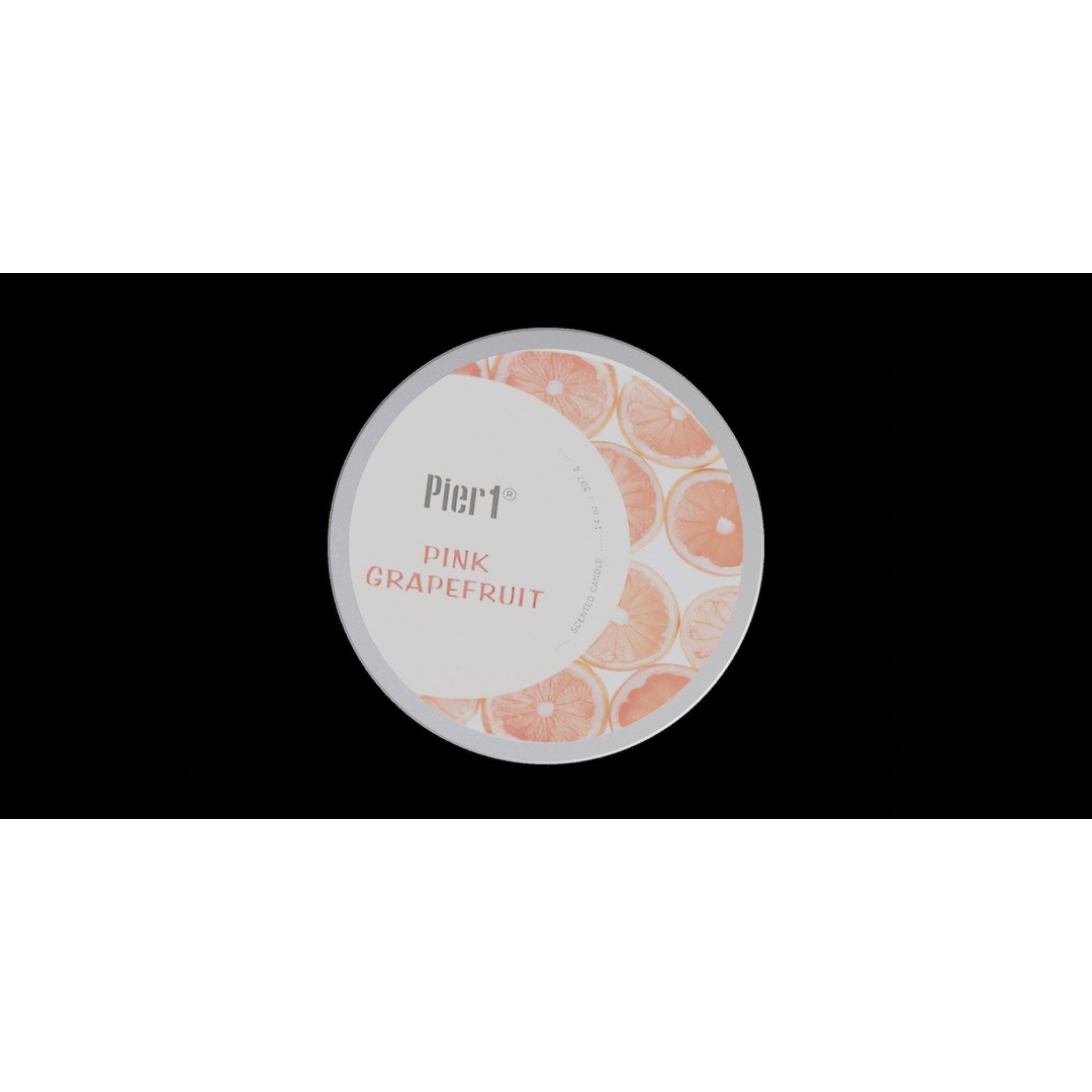 3-Wick Candle 3D Model – Low Poly Furniture Asset, Blender & FBX - View 5