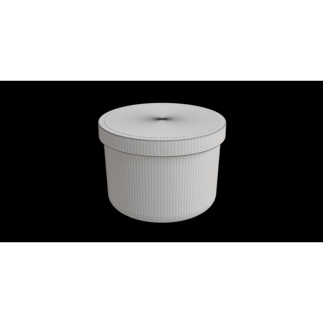 3-Wick Candle 3D Model – Low Poly Furniture Asset, Blender & FBX - View 9