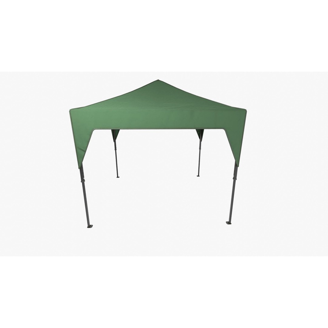 Pop Up Canopy 3D Model – Low Poly Event Tent, FBX & Blender - View 8