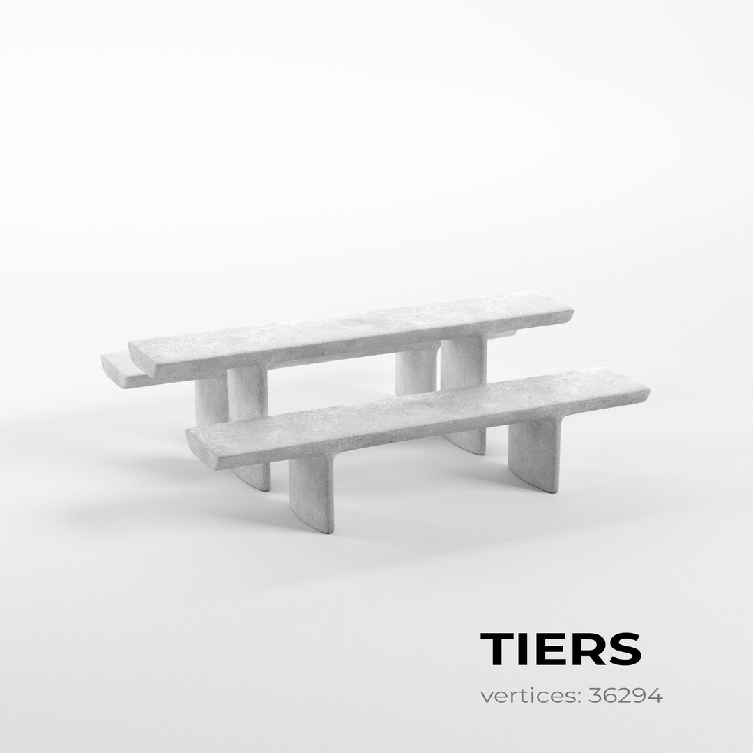 Street Furniture Asset Pack 3D Model – Urban Outdoor PBR Assets, FBX - View 13