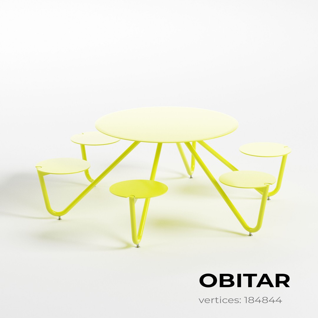 Street Furniture Asset Pack 3D Model – Urban Outdoor PBR Assets, FBX - View 16