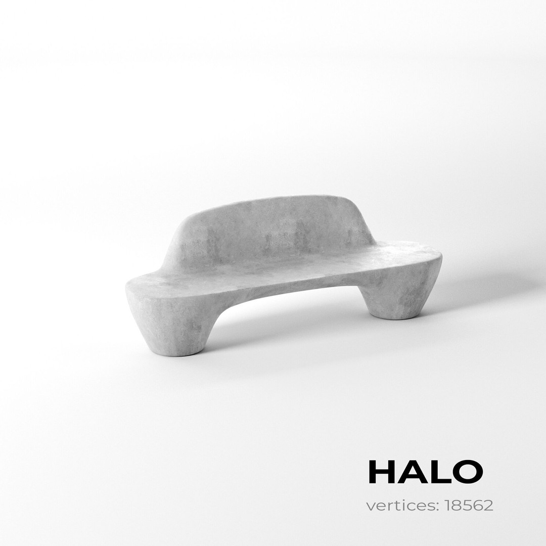 Street Furniture Asset Pack 3D Model – Urban Outdoor PBR Assets, FBX - View 3