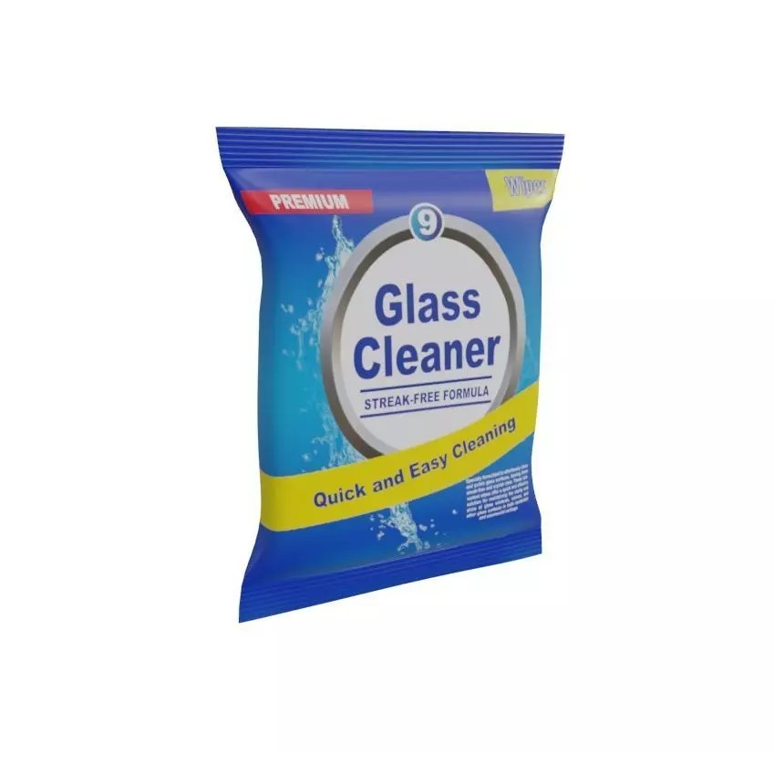 Glass Cleaner Wipes 3D Model – Low Poly Game Asset, FBX - View 2