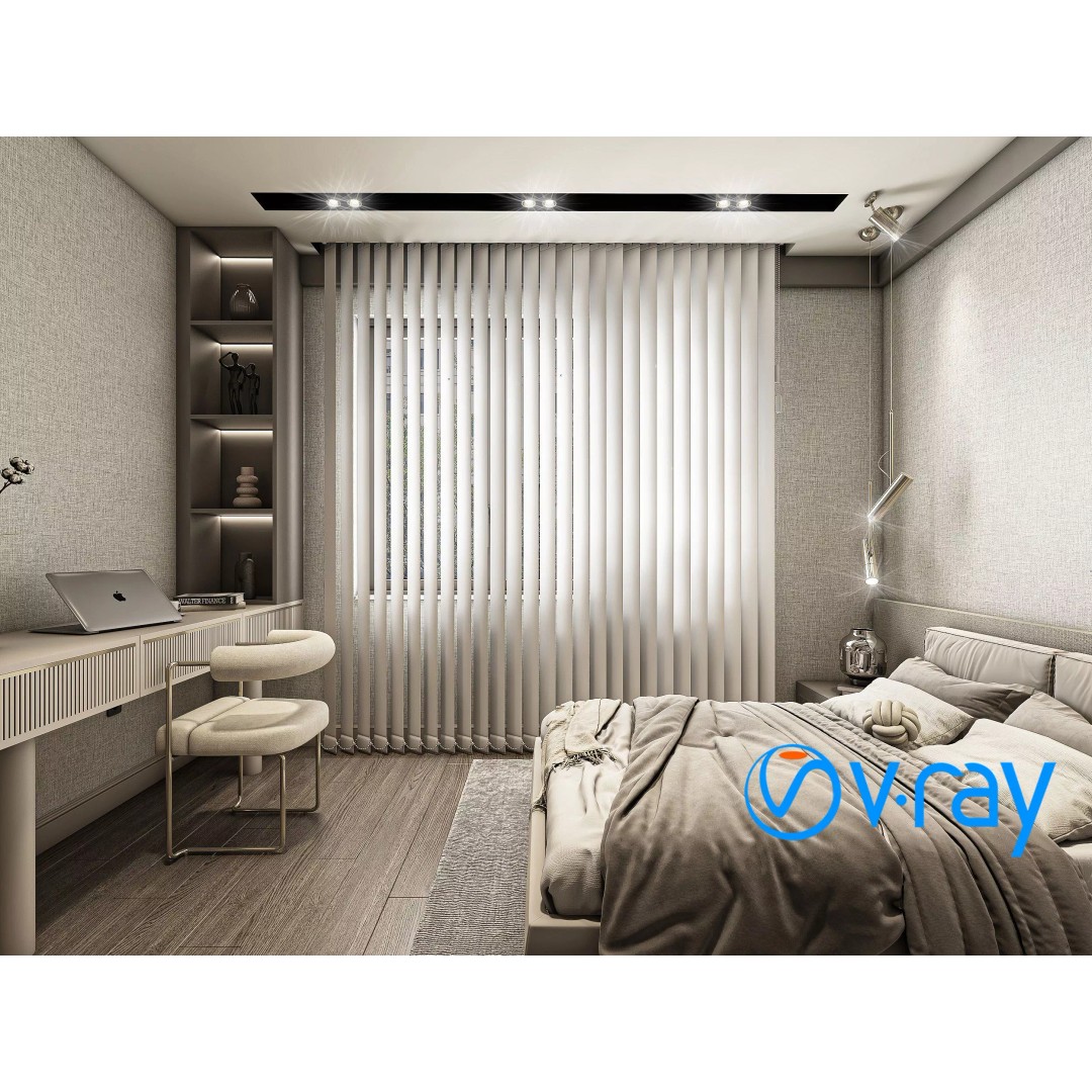Children Room 3D Model – Modern Interior Scene for V-Ray - View 2