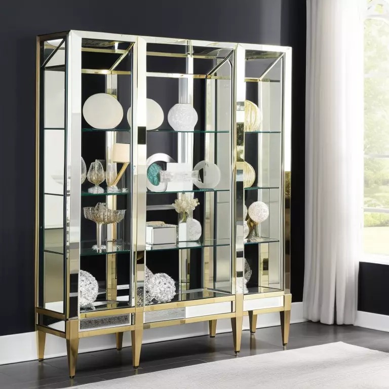 Art Deco Display Cabinet 3D Model – Low Poly PBR Game Asset, FBX - View 2