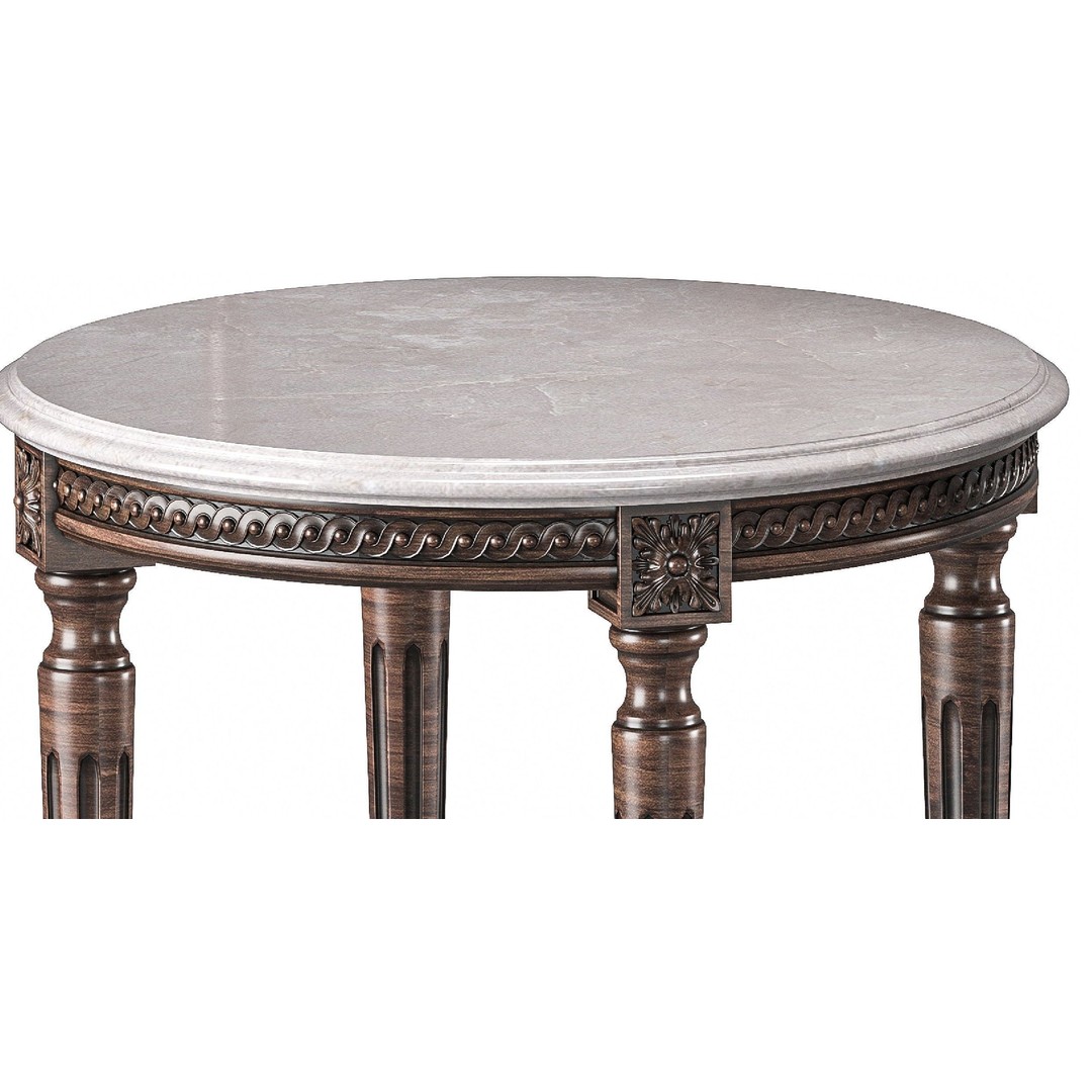 Chairish Louis Coffee Table 3D Model – Classical Rococo Style, FBX - View 3